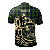 Clan Campbell of Breadalbane Modern Tartan Polo Shirt Viking Wolf SX34 Campbell of Breadalbane Modern Tartan Tartan Polo